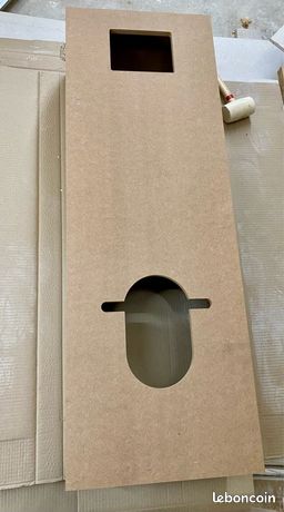 Habillage bâti support wc suspendu