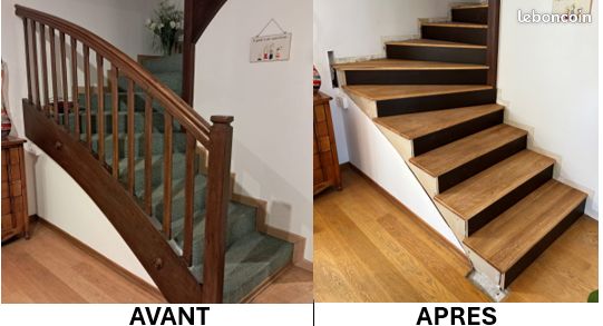Habillage d'escalier
