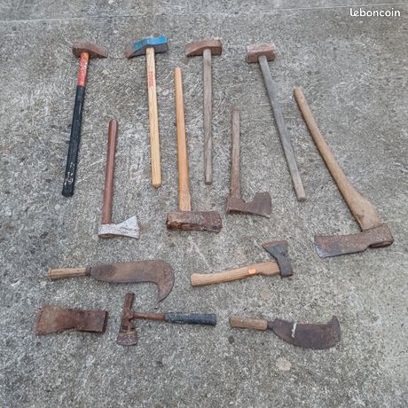 Hache hachette serpe masse