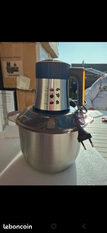 Hachoir Électrique450W Hachoir à Viande Electrique Multifonction 4L Bol en Acie