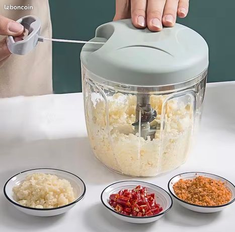 Hachoir manuel multifonction 500ml /900ml - légumes ail oignons