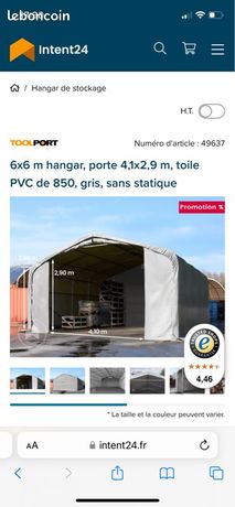 Hangar pvc 6x6