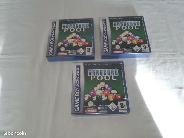 HARDCORE POOL ITALIEN nintendo gameboy advance blister neuf