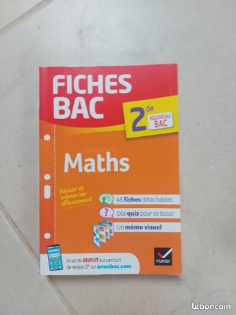 HATIER fiche bac Maths 2nde
