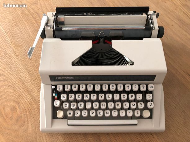 Hermes 3000S machine à écrire vintage en l'état