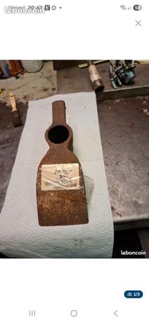 Herminette sans manche