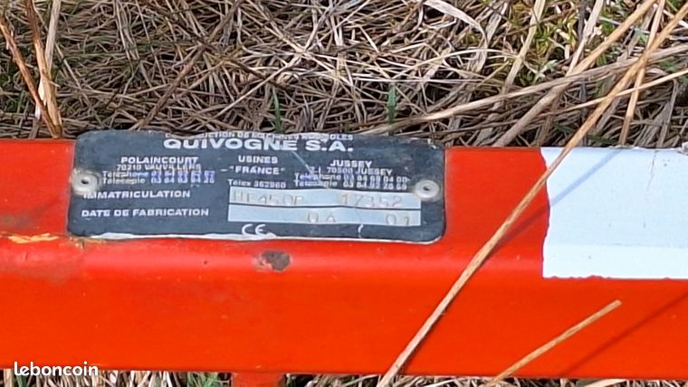 Herse emousseuse de prairie