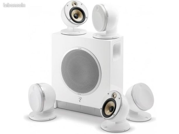 Home cinéma - Focal Pack Dôme Flax 5.1 blanc