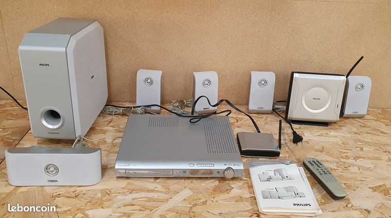 Home-cinema 5.1 philips (6 enceintes)
