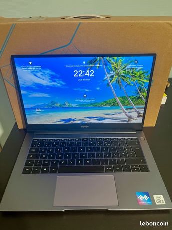 Honor MagicBook X14 Comme neuf + Boîte et accessoires dorigine