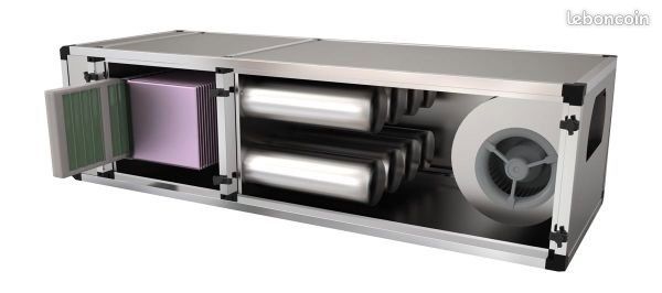 Hotte aspirante en inox