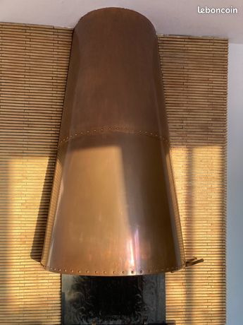 Hotte de cheminée en cuivre