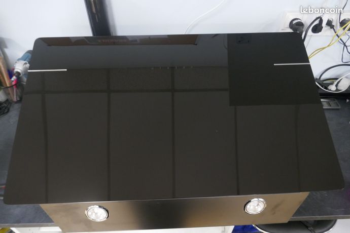 Hotte décorative mural THOMSON T-PURE 90 BLACK