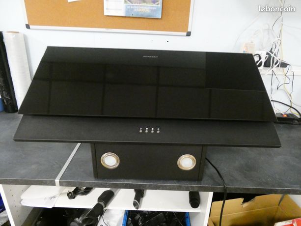 Hotte décorative murale Schneider model schd2a90ebs (occasion, incomplet )