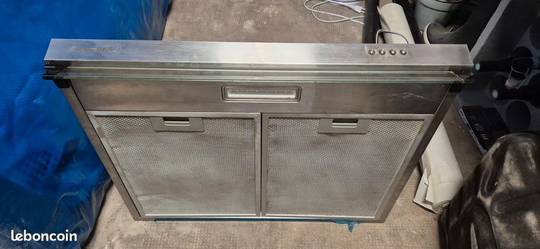 Hotte Rosières RHC638/1IN inox 60 cm 3 vitesses Bon état
