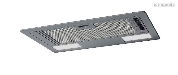 Hotte encastrable Universel l. 54 cm KSG52E Smeg gris métal