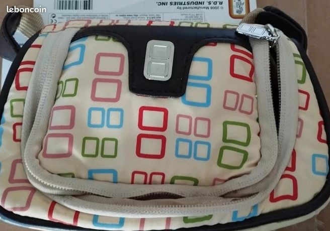 House mini sac little bag pour Console Nintendo 3Ds Dsi et DsLite modèle Beige a carreaux gba gbc