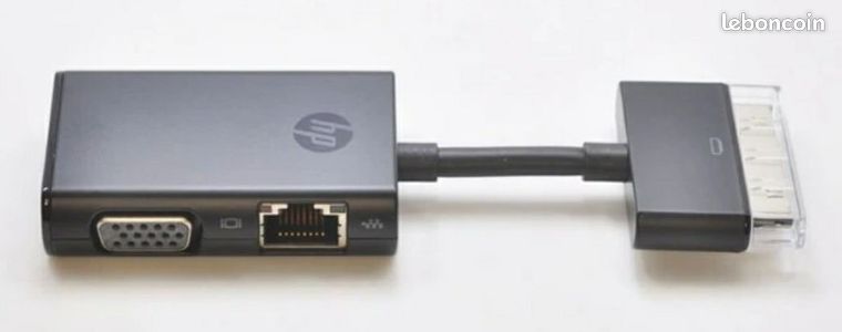 HP Dock Connector VGA & ETHERNET NEUF