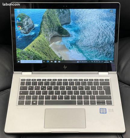 HP EliteBook X360 1030 G2 - i5 7ème Gen 8Go 512Go 13" Full HD Rotatif Tactile Win10 Pro - Ref P01