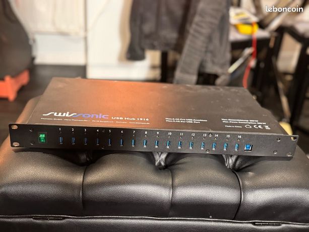 Hub usb en rack swissonic usb hub 1916