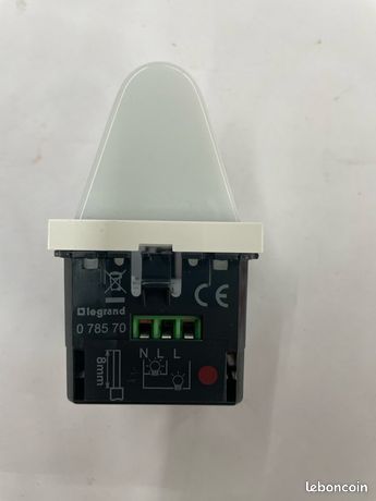 Hublot voyant Mosaic Legrand 2 module