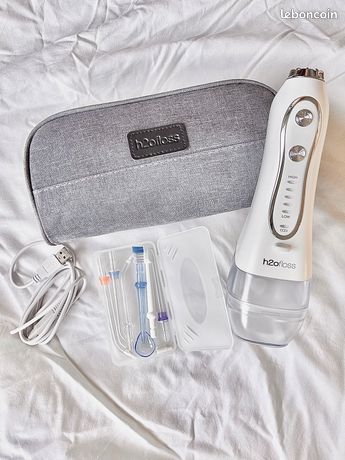 Hydropulseur / Jet dentaire portable H2ofloss HF-6 Kit complet voyage 5 modes étanche IPX7