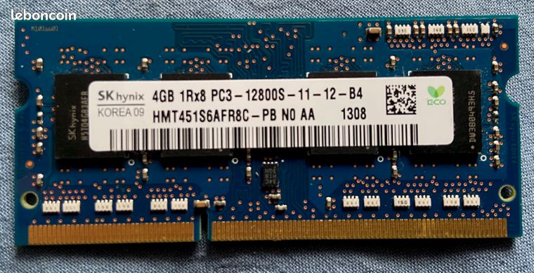 HYNIX 4GB 1Rx8 PC3 12800S-11-12-B4