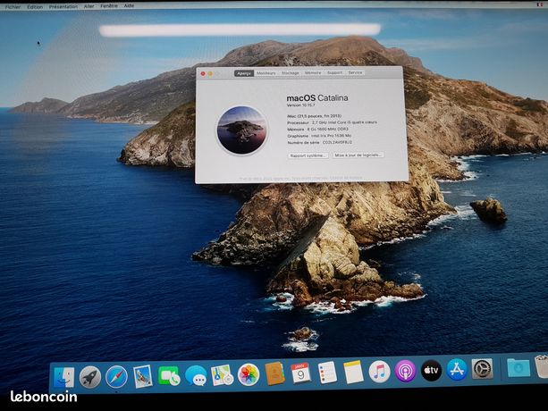 Imac 215 pouces A1418 Tout en Un Apple année fin 2013