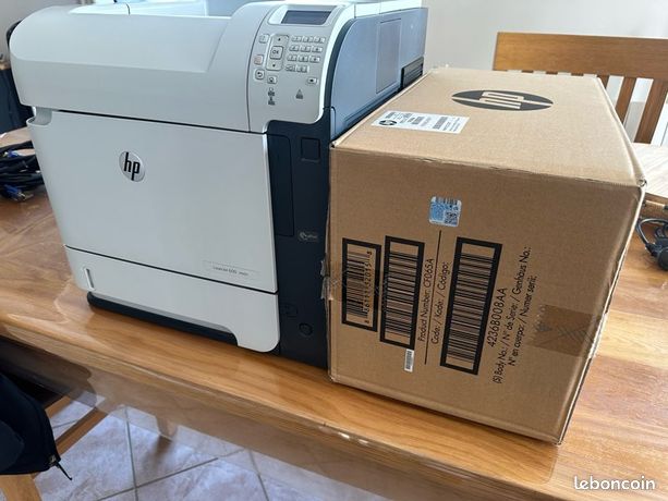 Imprimante Hp Laser Jet 600 m602 + Kit maintenant (tambour) neuf en carton