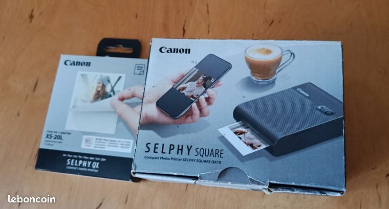 Imprimante photo wifi portable canon square qx10