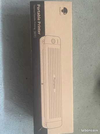 Imprimante portable Phomemo couleur noir neuve Impression thermique 300 DPI