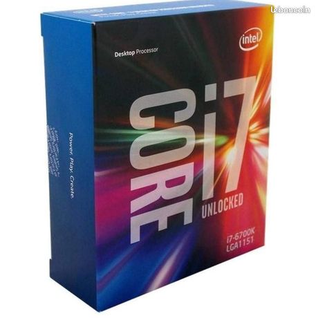 Intel core i7 6700 processeur