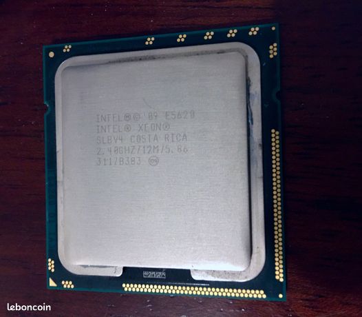 Intel XEON E5620 quad core 24GHz