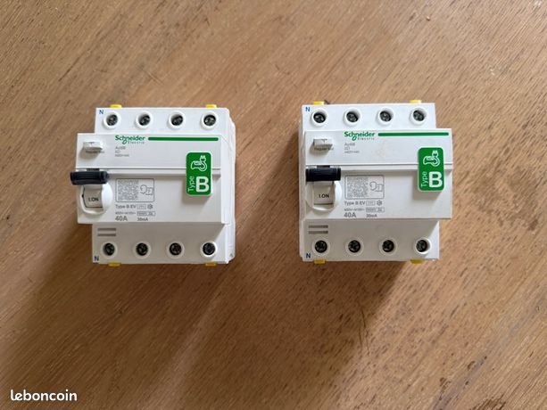 Inter sectionneur 4x40A 30mA type B