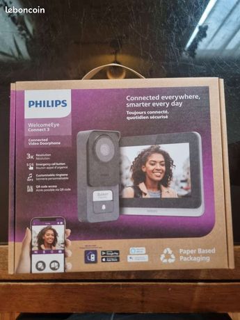 Interphone vidéo connecté Philips WelcomeEye Connect 3