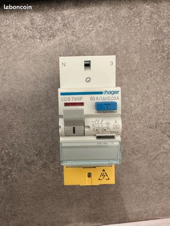 Interrupteur Diff 30mA Hager - 63A Type A