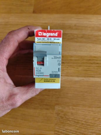 Interrupteur différentiel Legrand 40A