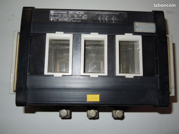 Interrupteur sectionneur triphasé 200A DK1-HC23 télémécanique