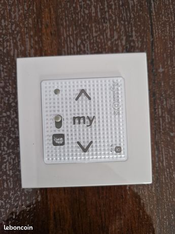 Interrupteur somfy neuf smoove sensitif RS 100 pure shine io ref 1811321