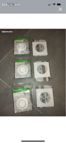 Interrupteur variateur de lumière Schneider odace blanc