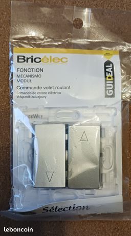 Interrupteur volet roulant Bricélec Sélection Chrome