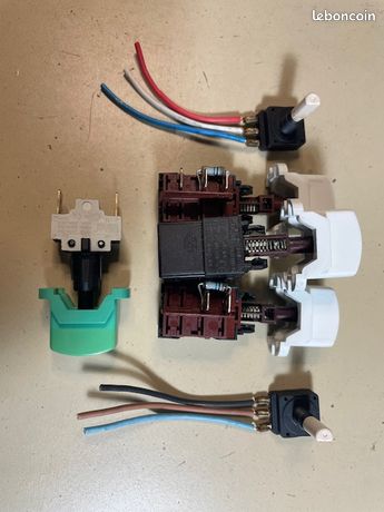 Interrupteurs et potentiomètres de lave linge Vedette