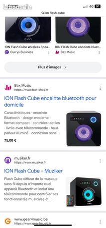 ION Flash Cube enceinte bluetooth pour domicile