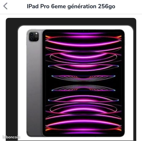 IPad Pro 12.9 6eme génération 256go