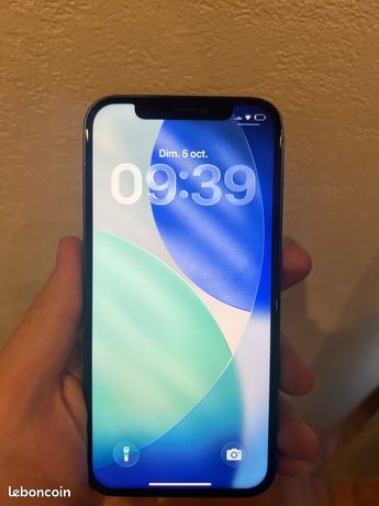 IPhone 12 128 giga bleu