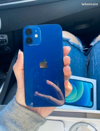 Iphone 12 mini bleu