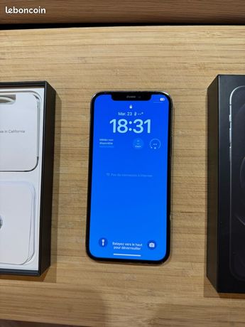 IPhone 12 Pro 256 Go Graphite à lappui