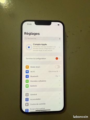 Iphone 14 blanc 128 giga