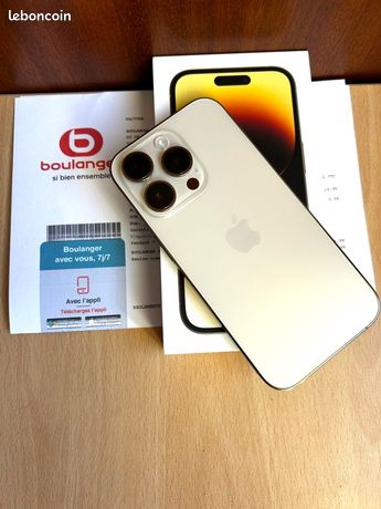 IPhone 14 pro blanc or 256g excellent état