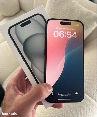 Iphone 15 256 giga noir